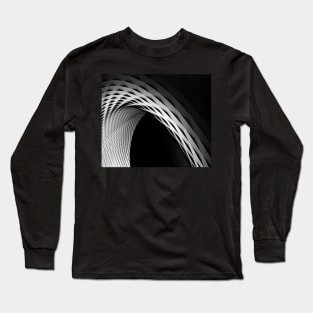 Chrome Color Monochrome Design Messeplatz Abstract Architecture Long Sleeve T-Shirt